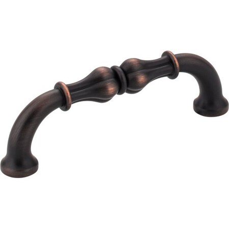 Jeffrey Alexander 96 mm Center-to-Center Brushed Oil Rubbed Bronze Bella Cabinet Pull 818-96DBAC